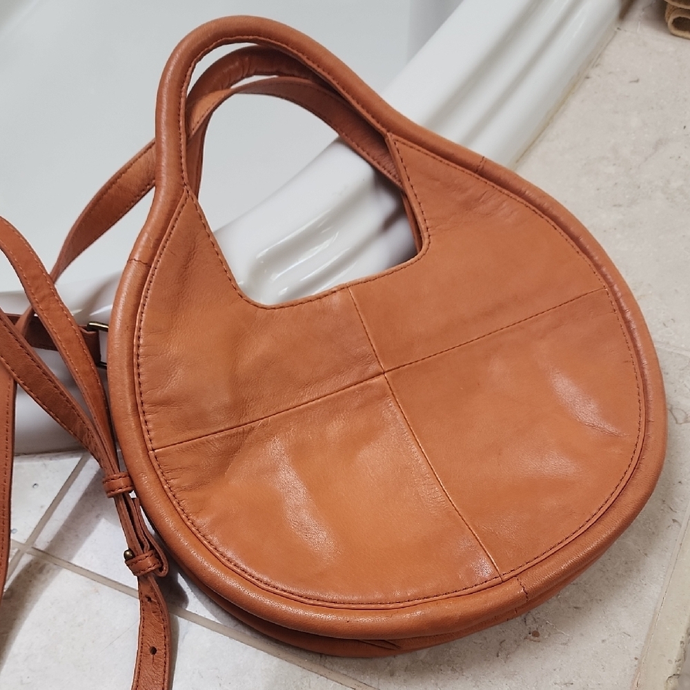 Cognac Leather Women's Bag